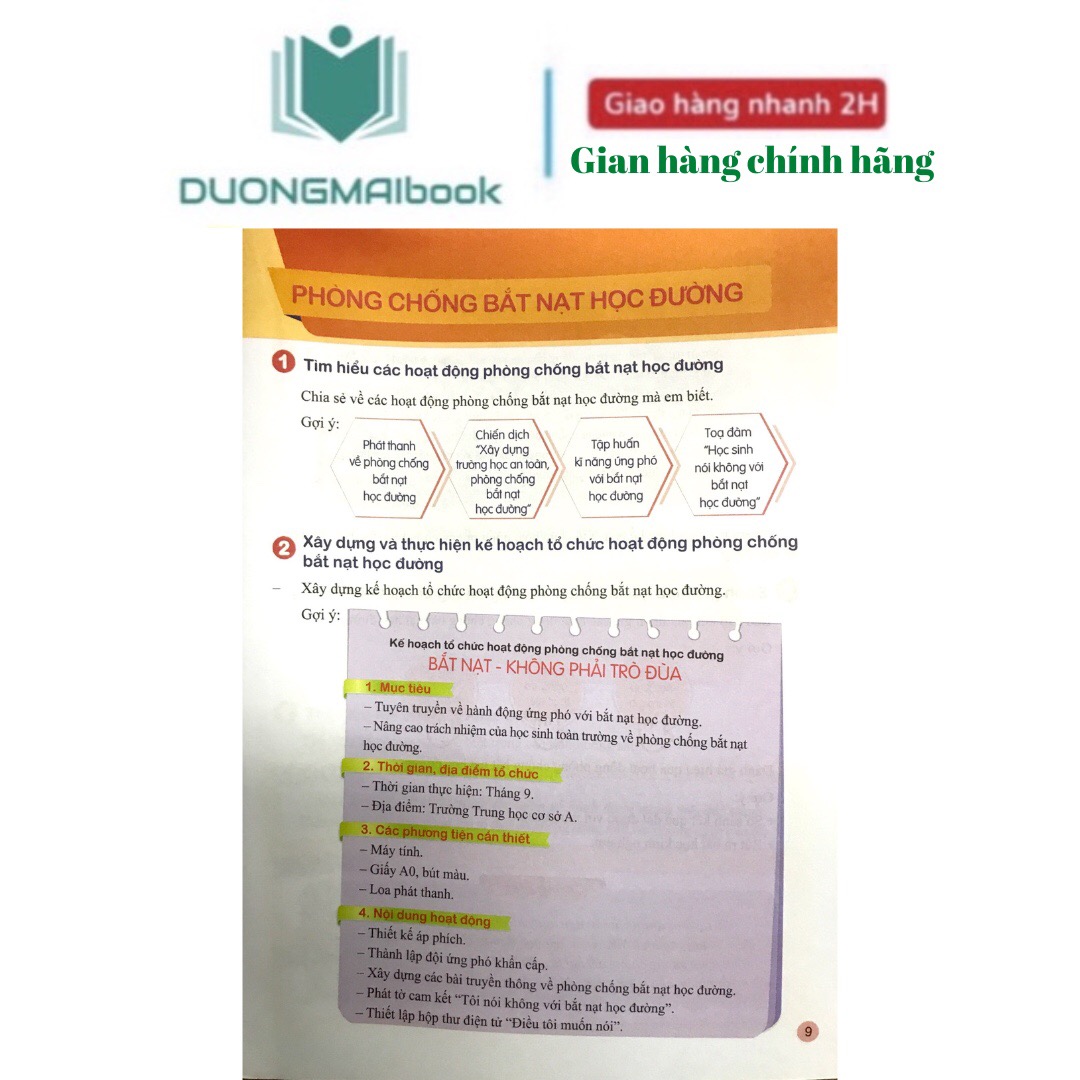 Sách - Hoạt động trải nghiệm, hướng nghiệp 9 Cánh Diều (bán kèm 1 thước kẻ)