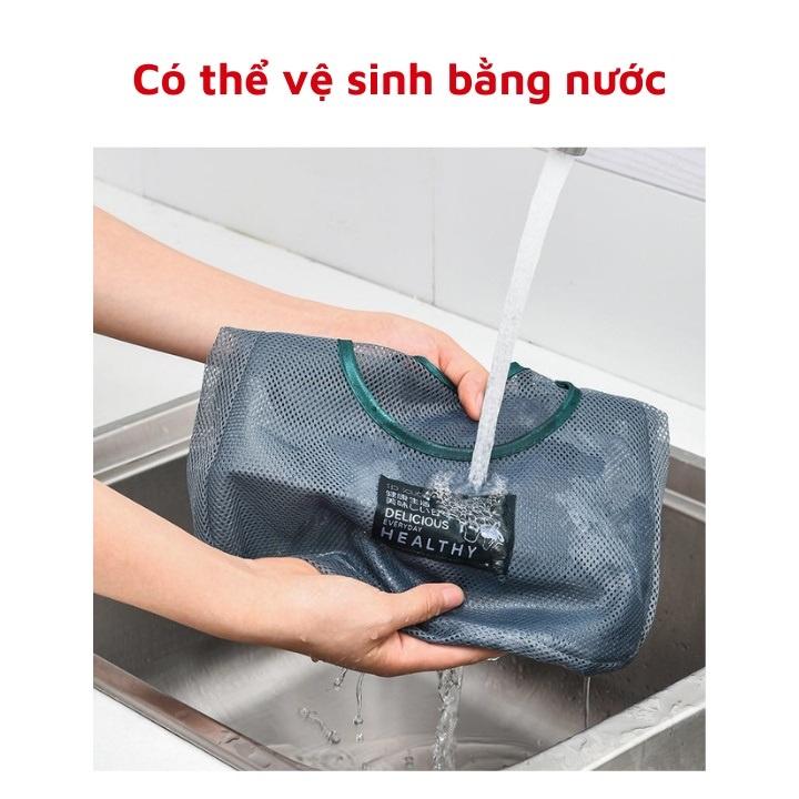 Túi Lưới Đa Năng, Đựng Hành Tỏi, Hoa Quả Cho Nhà Bếp, Túi Đựng Mỹ Phẩm, Vật Dụng Cá Nhân. Kingler 5252