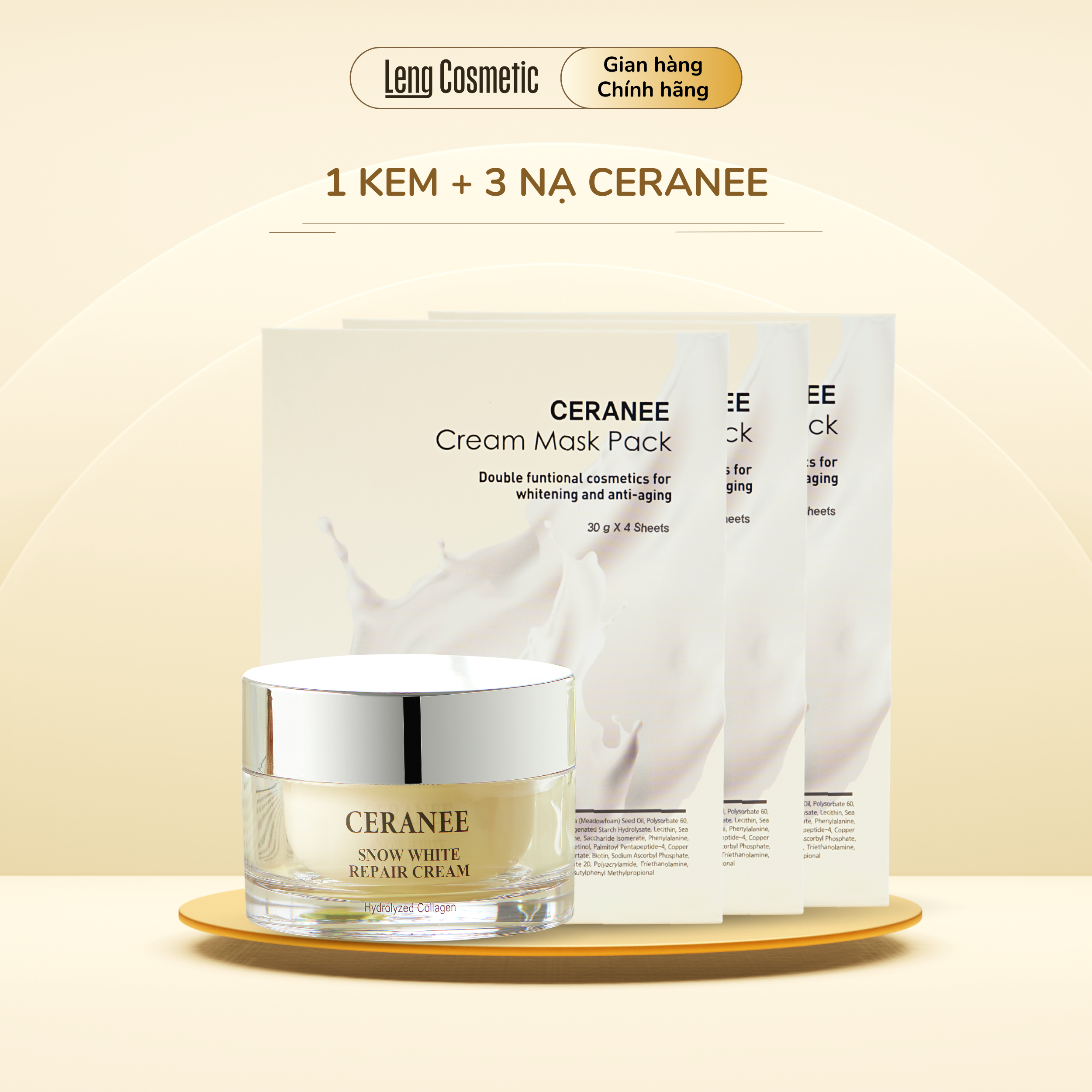 Liệu Trình Tái Cấu Trúc và Phục Hồi Da Cấp Độ Tế Bào Ceranee