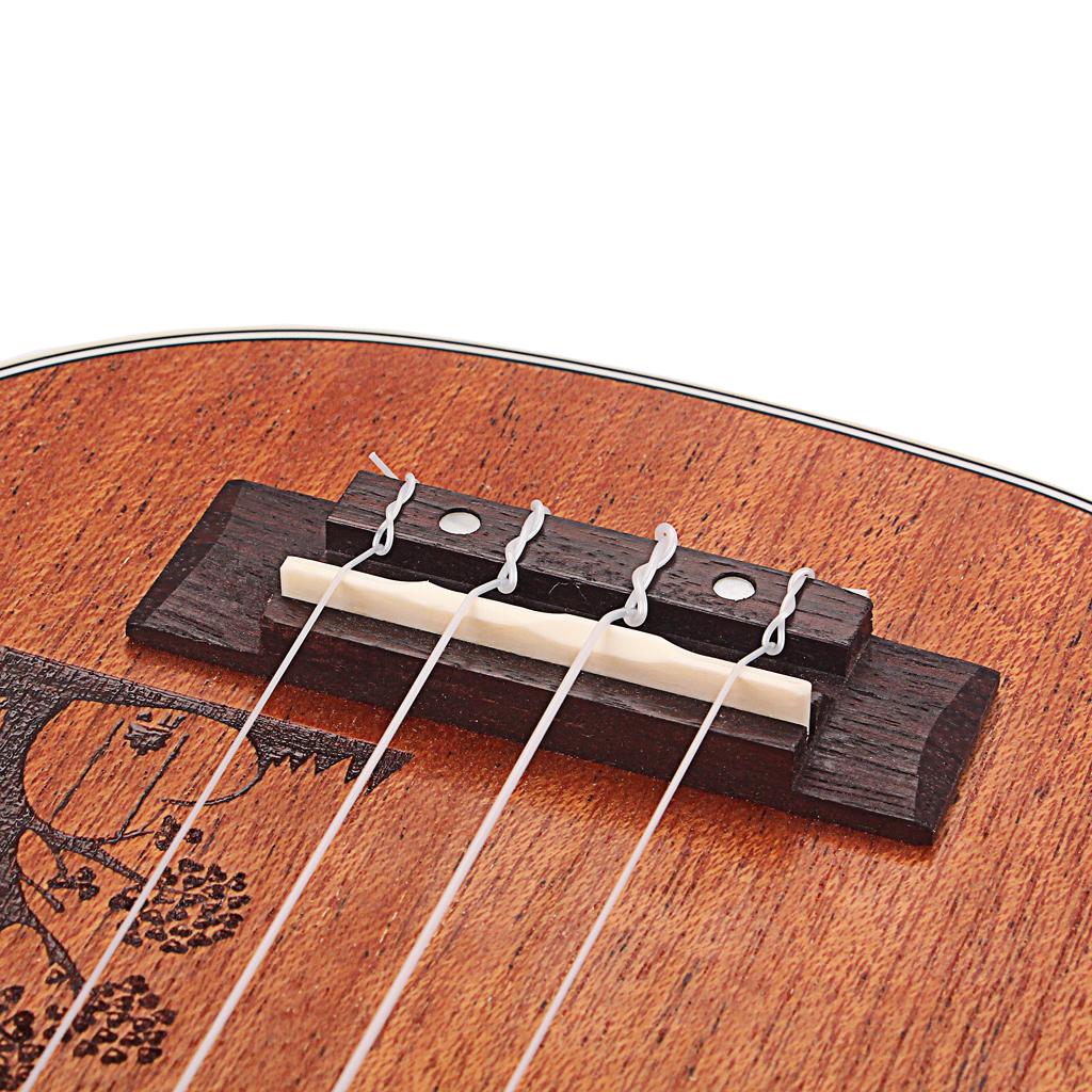 5 Pieces Bone Bridge Saddles Ukulele Guitar Bone Saddle Musical Instruments And DJ Equipment