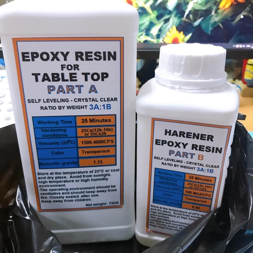 Keo Epoxy Resin Table Top Phủ Căng Bề Mặt Tráng Bóng Chịu Lực Và Nhiệt E68AB-F - Trường Thịnh Sài Gòn