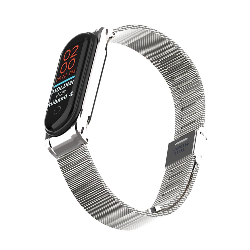 Dây đeo cổ tay Tương thích với Xiaomi Mi Band 4 Dây đeo bằng thép không gỉ