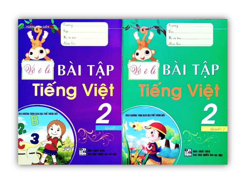 Sách - Combo Vở Ô Li Bài Tập Tiếng Việt 2