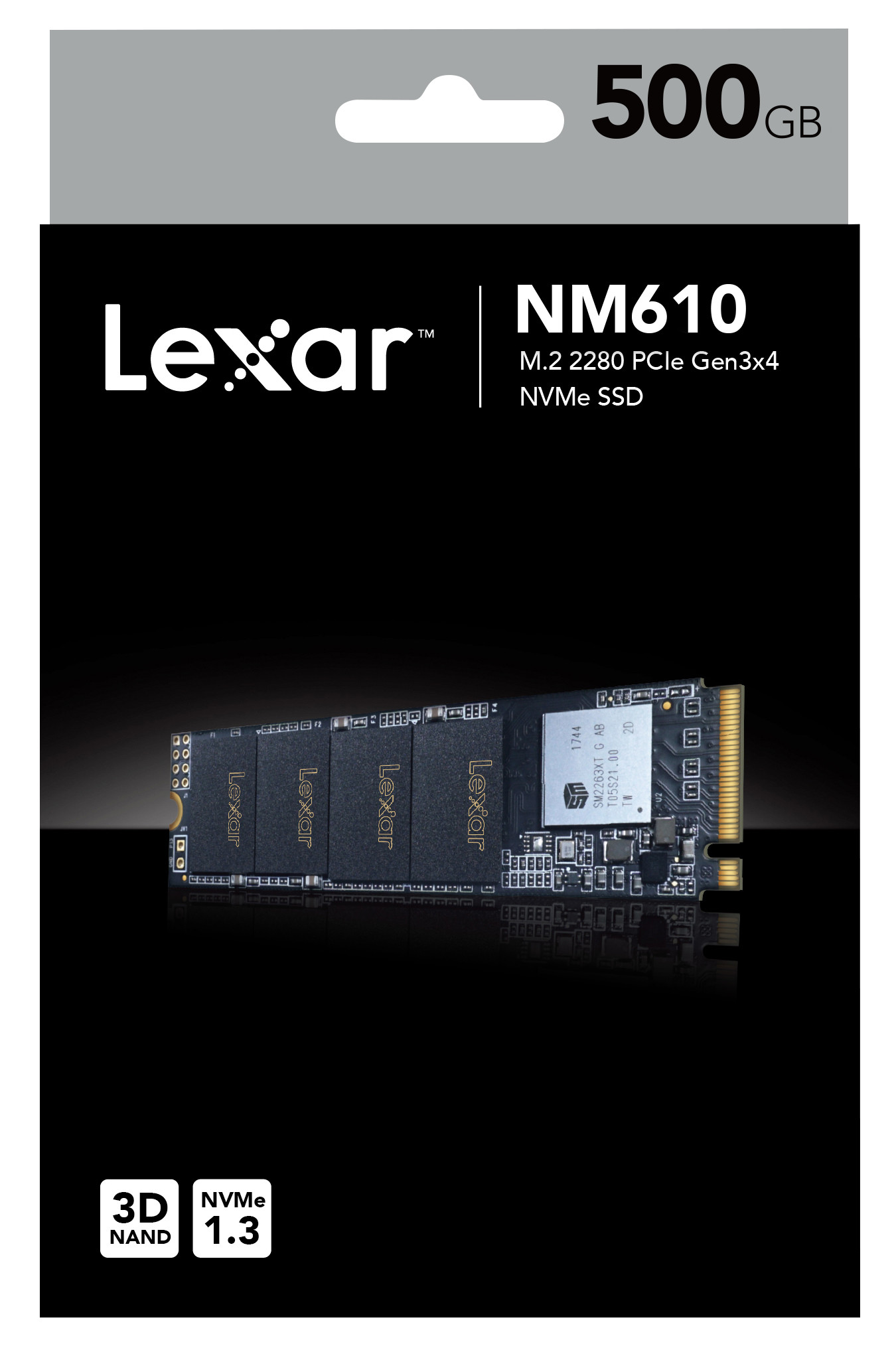 Ổ Cứng SSD Lexar NM610 M.2 2280 NVMe 500GB - Hàng Chính Hãng