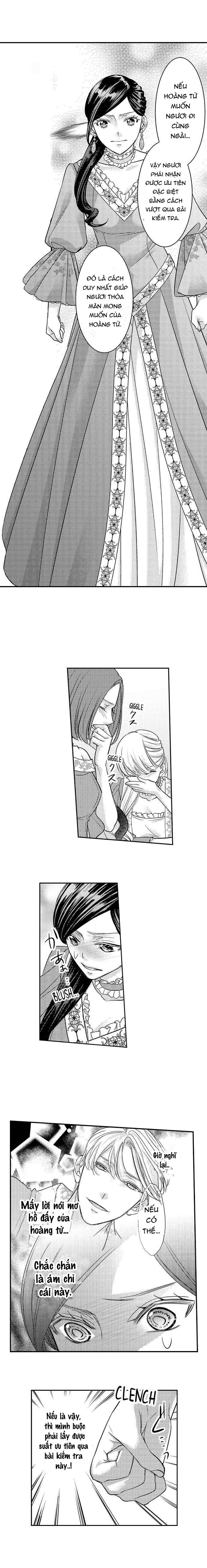 chuyển sinh vào thế giới khác ~ nếu muốn trở thành nữ hoàng hãy tìm cách để được hoàng đế sủng ái vào ban đêm chapter 39.1 4