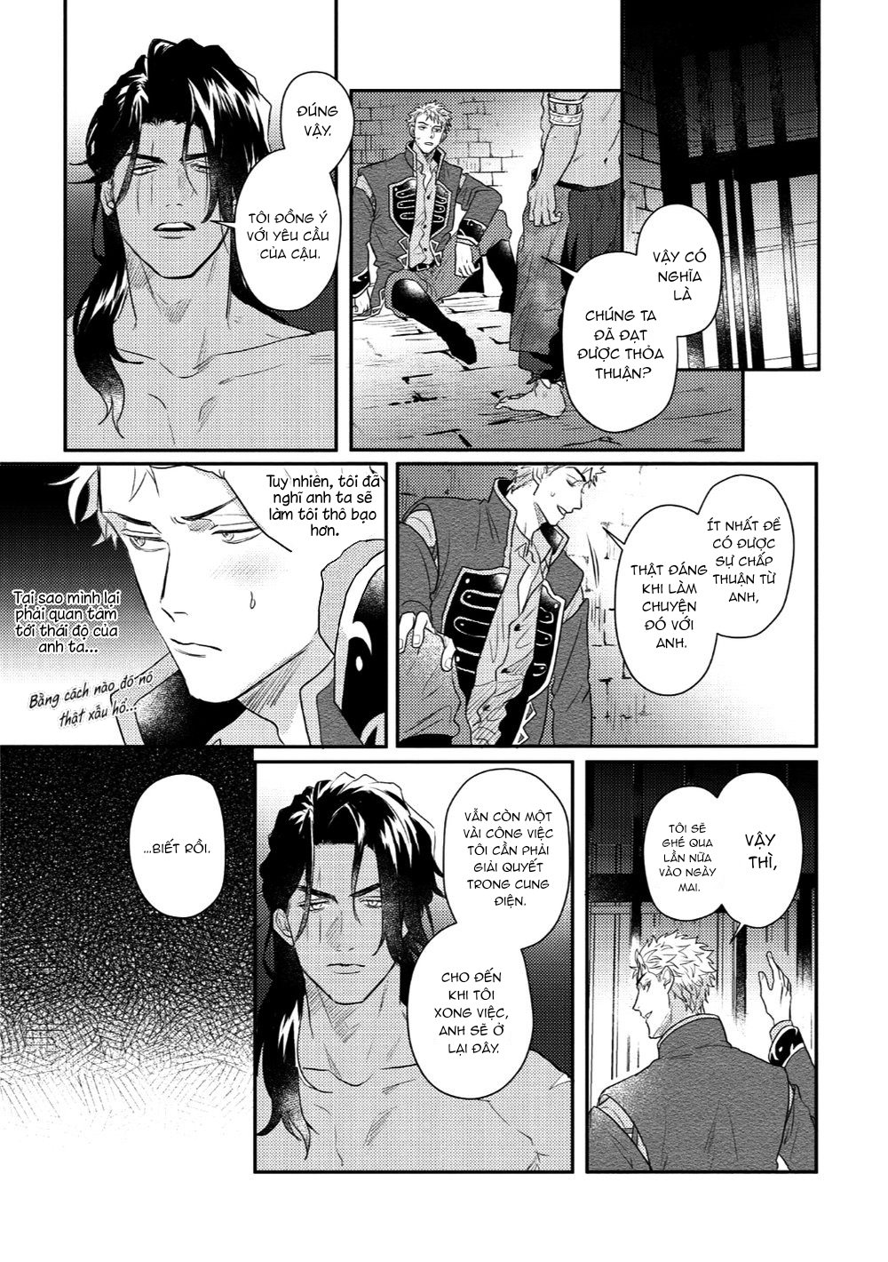 hoàng tử phóng túng và quái thú bị giam cầm chapter 1 38