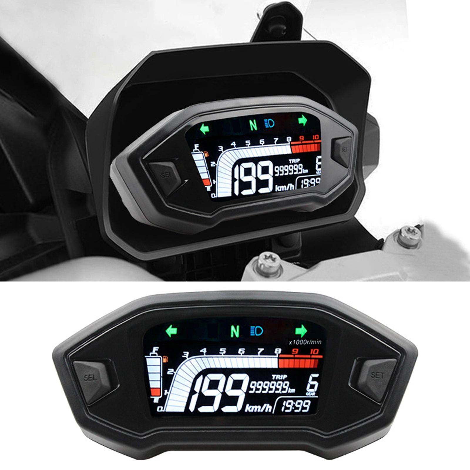 Motorcycle LCD Digital Universal DC 12V Accessories