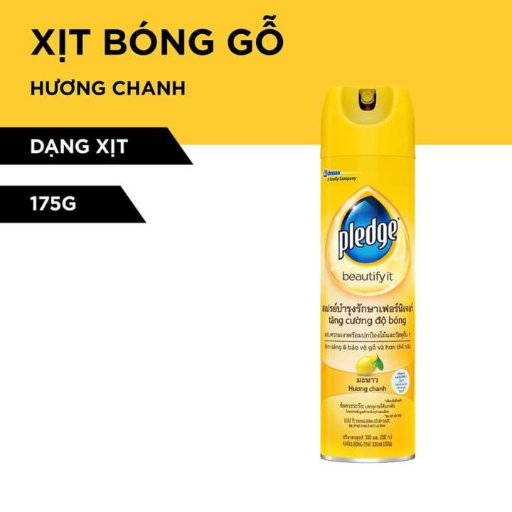 Xịt Bóng Gỗ Pledge Hương Chanh 300ML