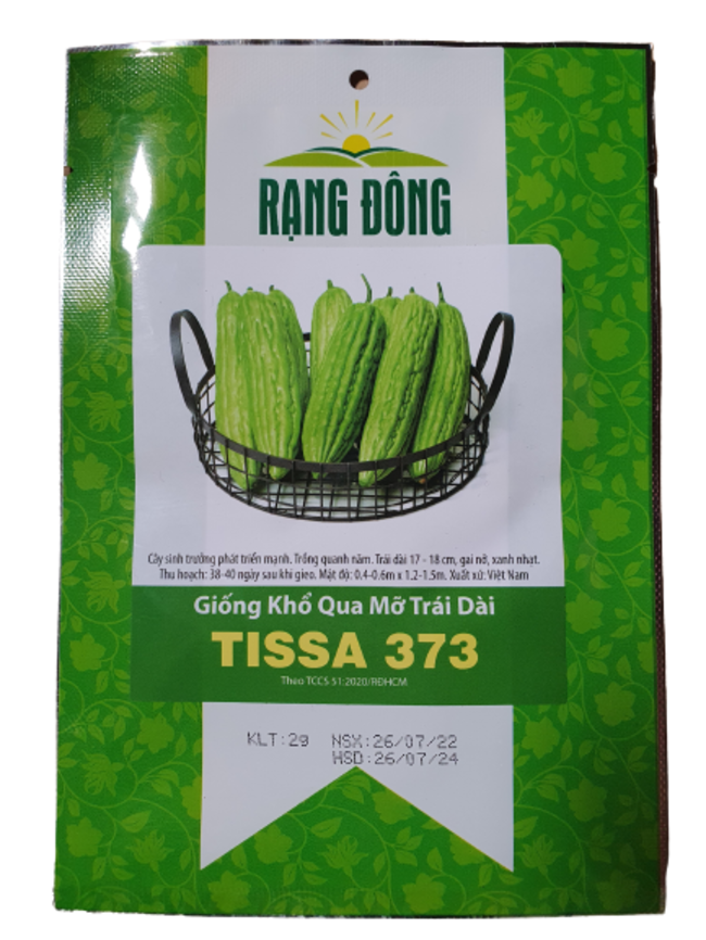 Hạt giống khổ qua mỡ trái dài Rạng Đông tissa 373