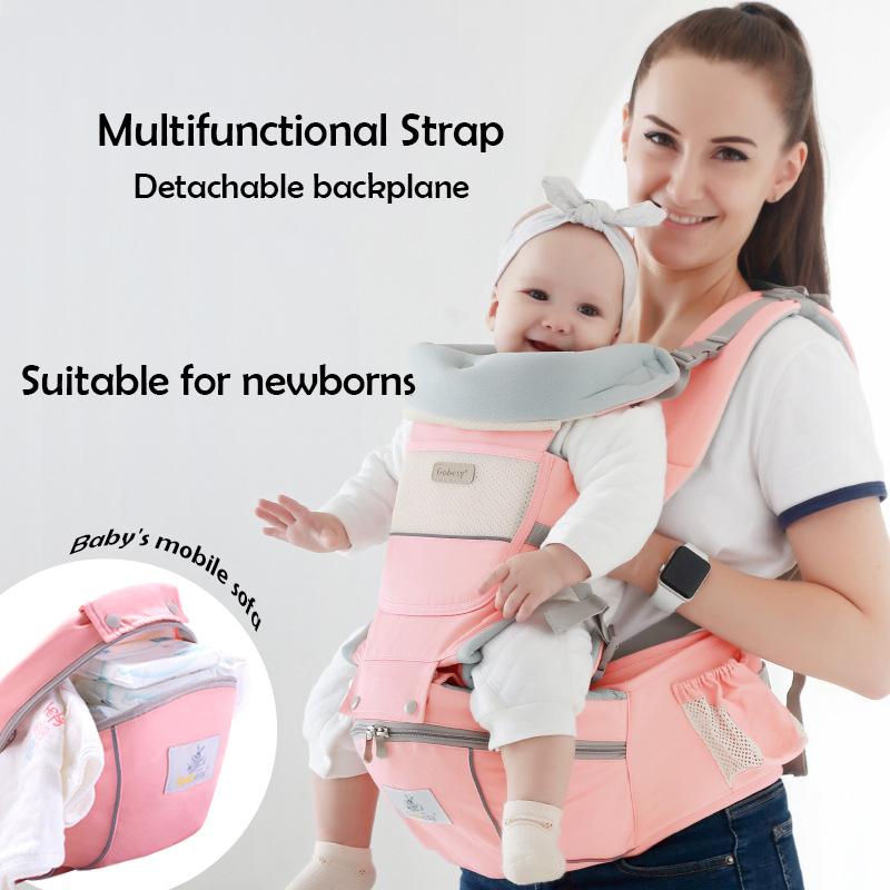 Công Thái Học Mới Sinh Em Bé Sơ Sinh Trẻ Em Ba Lô Hipseat Sling Mặt Trước Kangaroo Bọc Cho Du Lịch Cho Bé 0-36 tháng