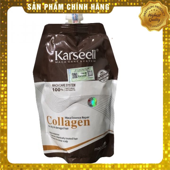 Kem ủ tóc Collagen Karseell Maca 500ml