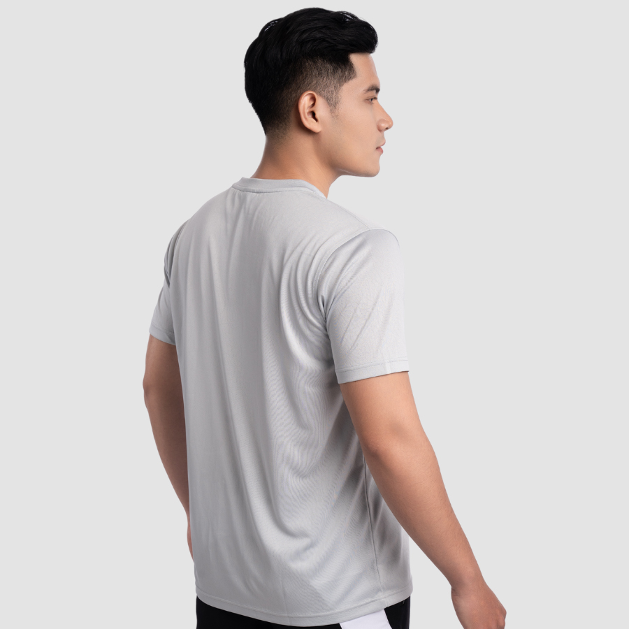 Áo thun nam T-shirt thương hiệu Leman TS088 vải Poly Zacka Interlock 110gsm siêu thấm hút form Regular thoải mái