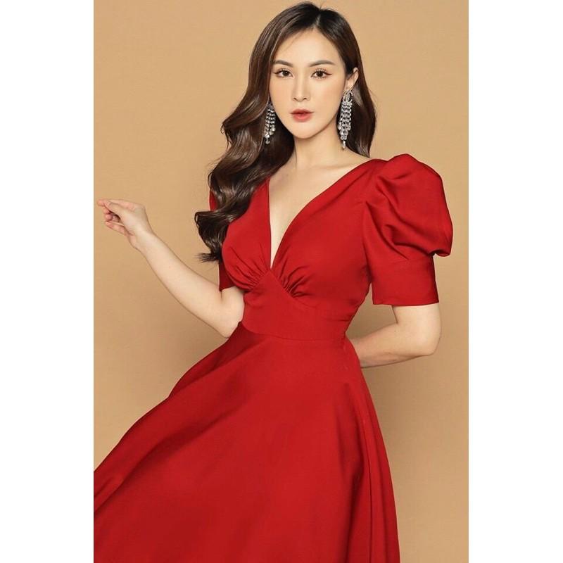 Đầm xoè tay phồng, Váy đầm dự tiệc cao cấp