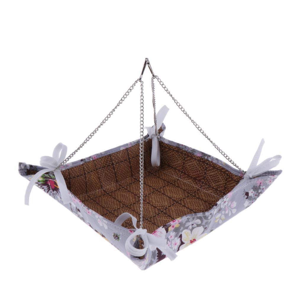 Hamster Gerbil Squirrel Rabbit Rat Hammock Breathable Hanging Bed Swing Mat