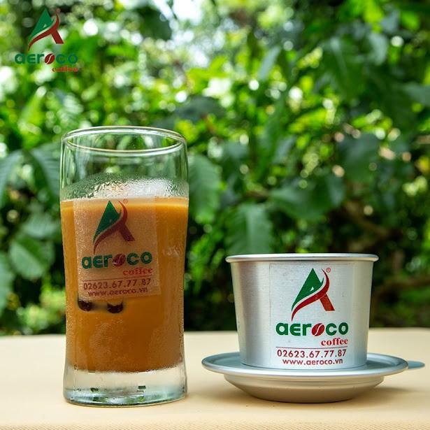 Cà phê AEROCO A8, gói 250g, pha phin, nguyên chất 100% rang mộc hậu vị ngọt thơm quyến rũ