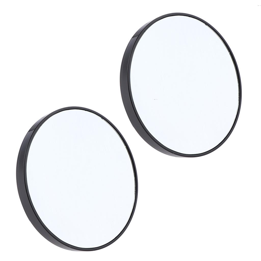 2x2x Travel Wall Suction Mirror 15X Magnifying Makeup Cosmetic Bedroom Mirrors