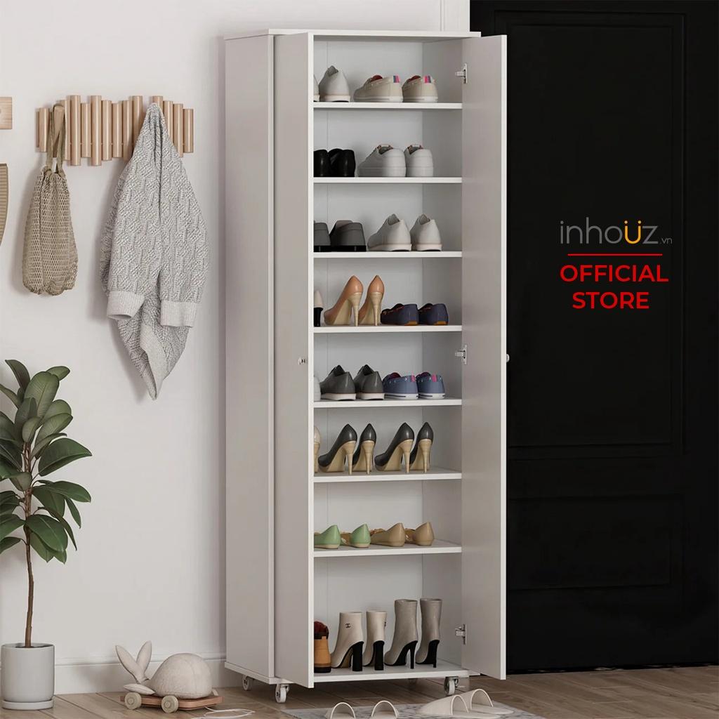 Tủ giày 8 kệ chứa 24 đôi đơn giản hiện đại - 24 Pair Shoe Storage Cabinet - INHOUZ - HOTG0006