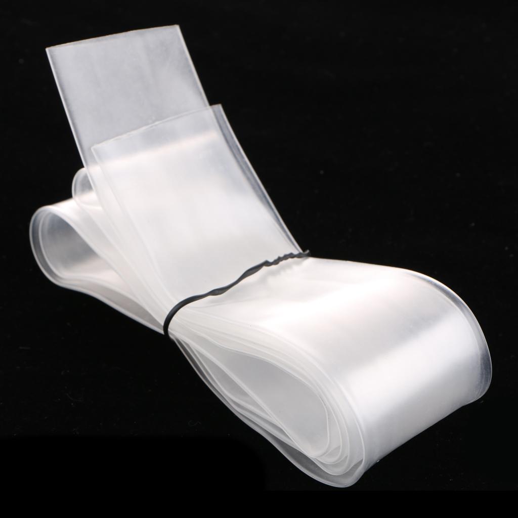 2 Chiếc 25 Mm X 1 M Polyolefin 2:1 Rõ Ràng Nhiệt Ống Ống Dây Quấn Cáp Tay