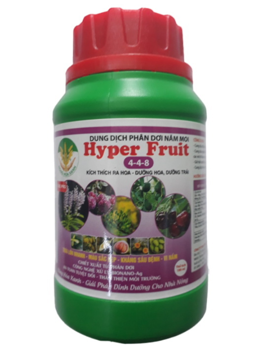 Phân Dơi Hyper Fruit giúp Kích Hoa Nghịch Mùa - Quả To Đẹp - Kháng sâu bệnh Chai 180ml