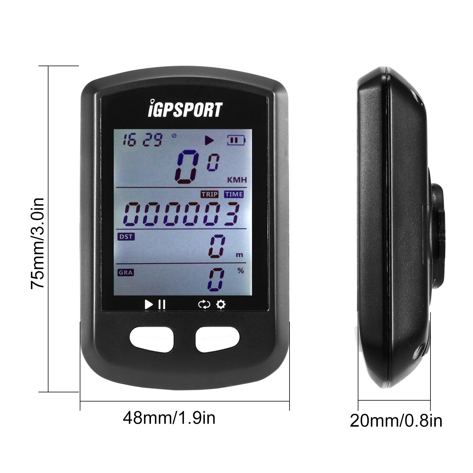 GPS Bike Computer  BT5.0 ANT+ Wireless Bicycle Computer with Auto Backlight IPX6 Cycling Computer