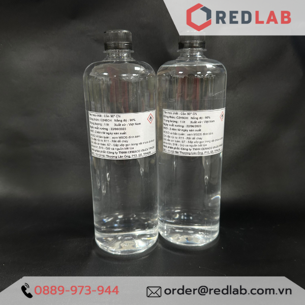 Cồn 70 độ, 90 độ, 96 độ hãng CEMACO Việt Nam, 70% 90% 96% Ethanol