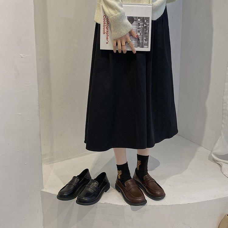 Giày Đế Bệt Thiết Kế Giản Dị Thời Trang