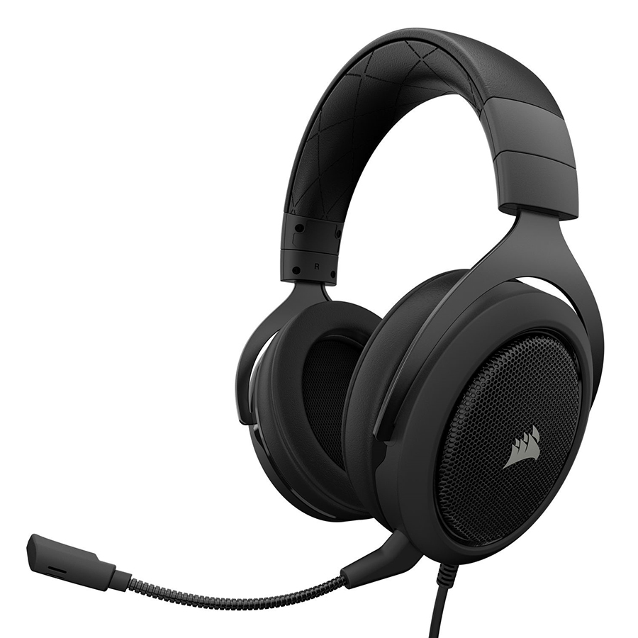 Tai Nghe Corsair HS50 Stereo Carbon CA-9011170-AP - Hàng Chính Hãng