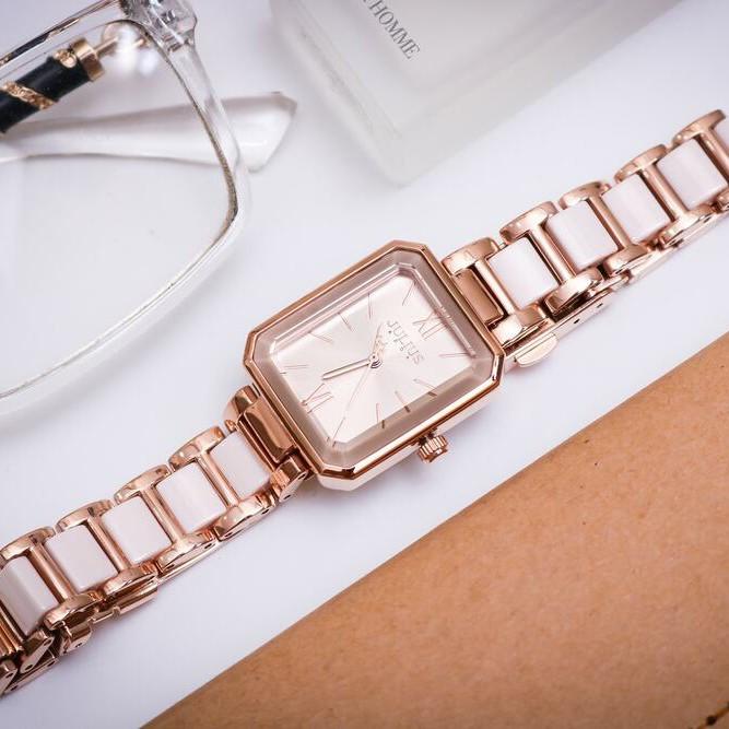 Đồng hồ nữ Julius JA-1273 dây đá sang trọng