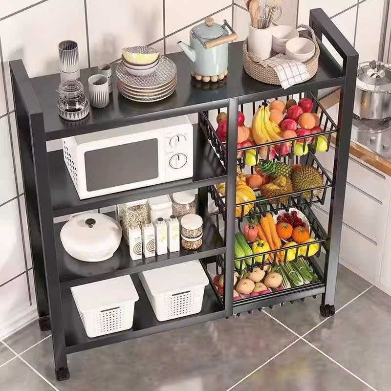 Kệ Lò Vi Sóng Mẫu Mới Nhất, Giá Bếp Đa Năng, Kệ Đựng Rau Củ Tiện Lợi - HÀNG CHÍNH HÃNG MINIIN