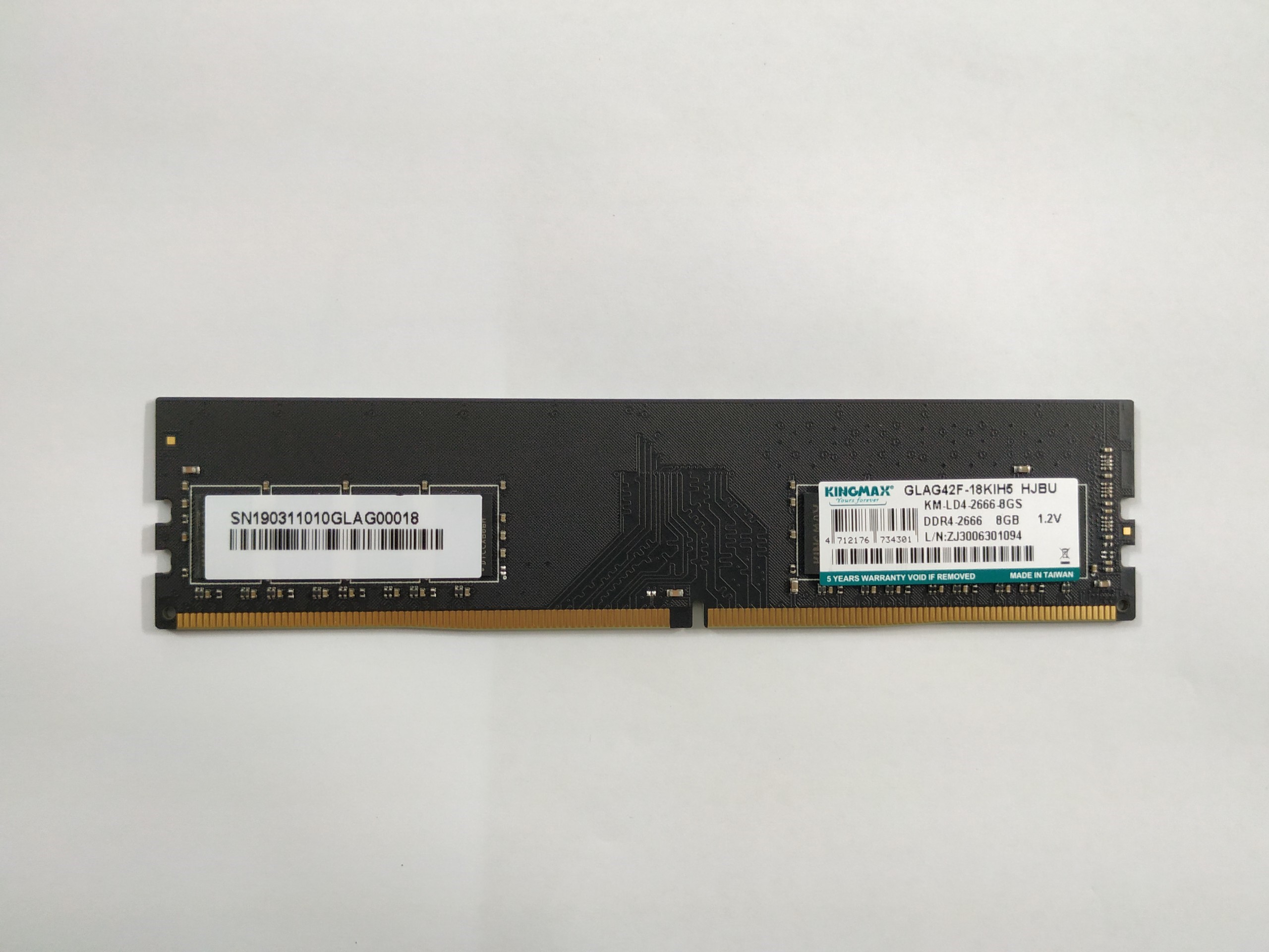 RAM PC Kingmax 8GB Bus 2666 DDR4 - Hàng Chính Hãng
