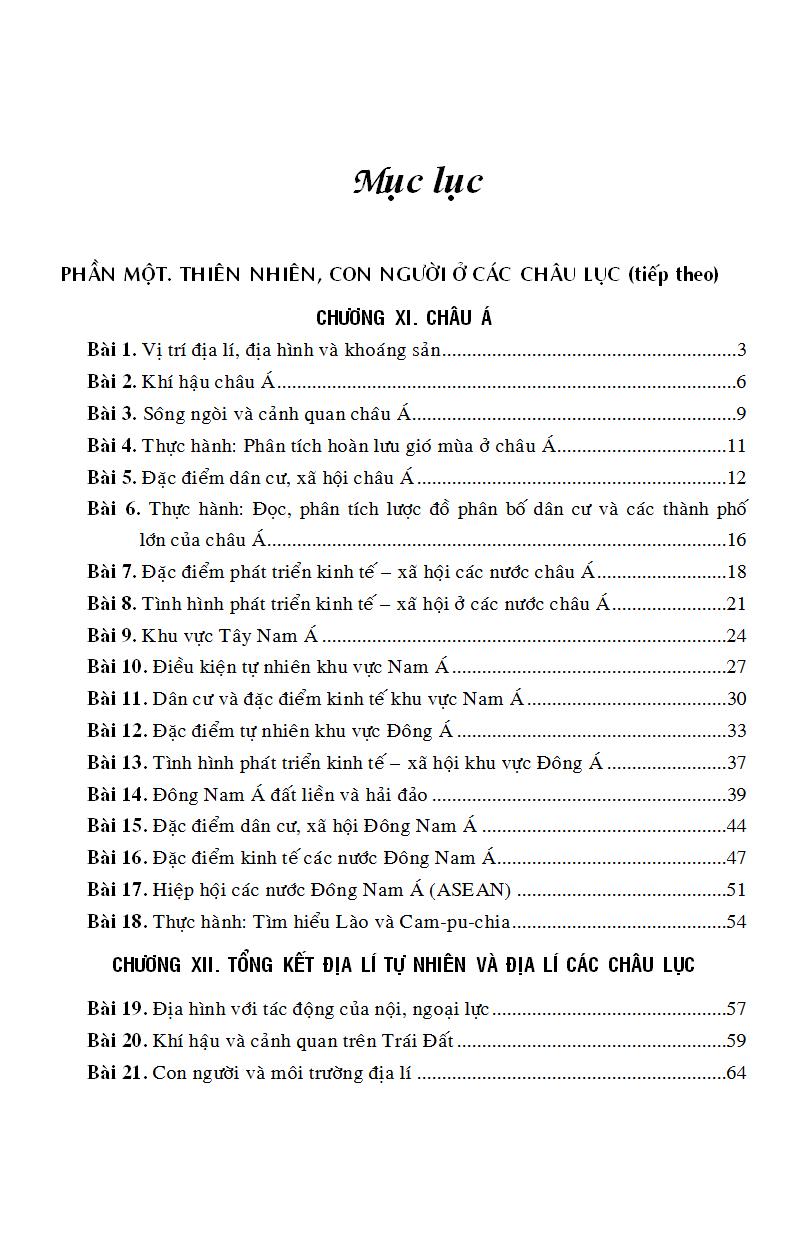 Giải Bài Tập Địa Lí 8