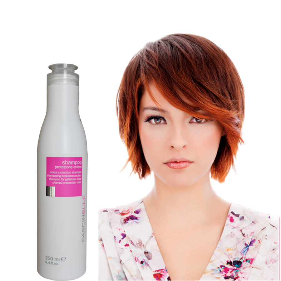 Dầu Gội Italy Dưỡng Màu Tóc Nhuộm FASCINELLE COLOUR PROTECTION SHAMPOO 250ml - DMC001