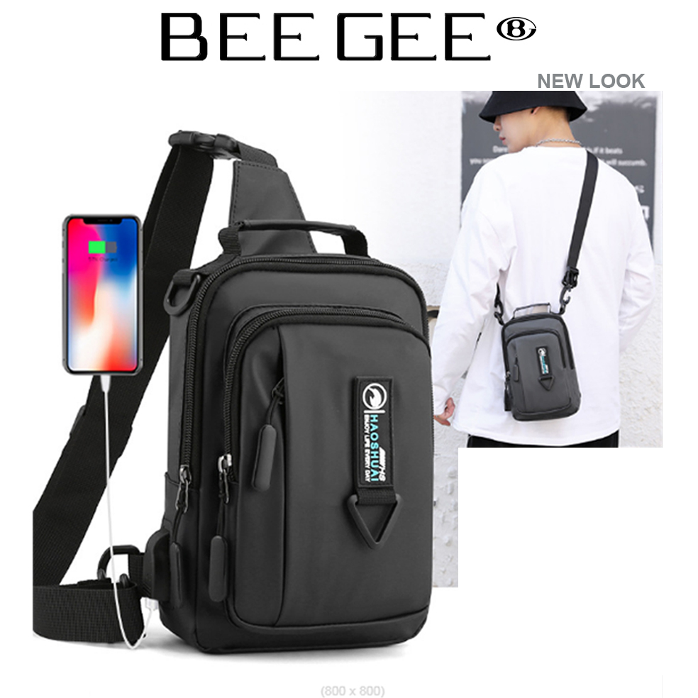 Hình ảnh Túi đeo chéo, ba lô Nam Nữ thời trang UNISEX BEE GEE 5105