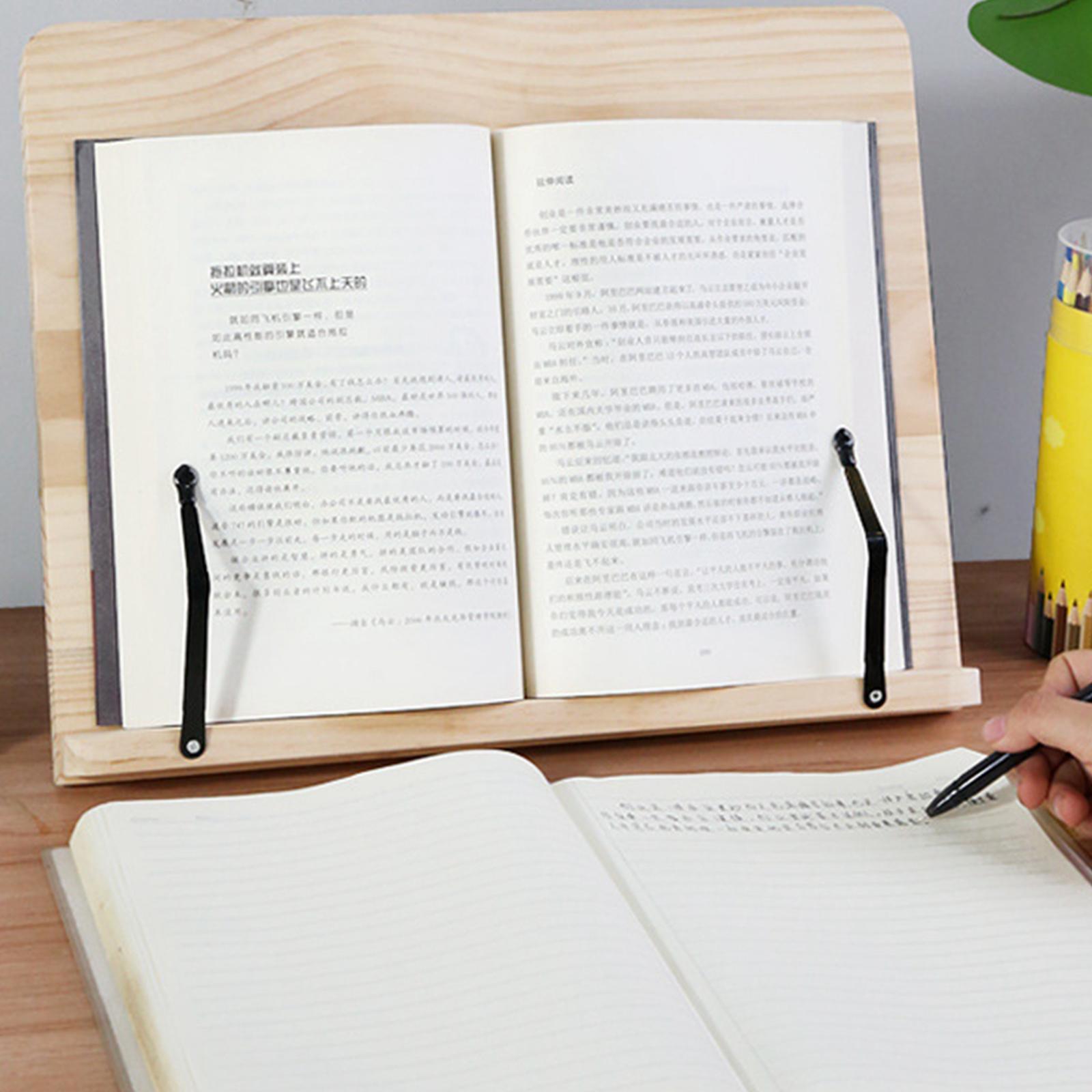 Book Stand Durable Drawing Board Bookrest Adjustable Book Holder for Recipes
