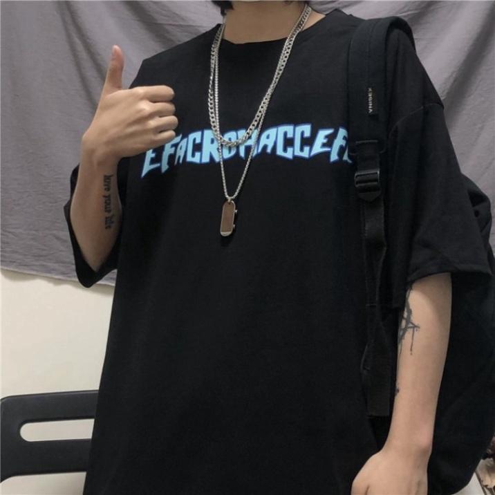 Áo thun tay lỡ form rộng Oversize, áo phông tay lỡ form rộng Unisex EFA