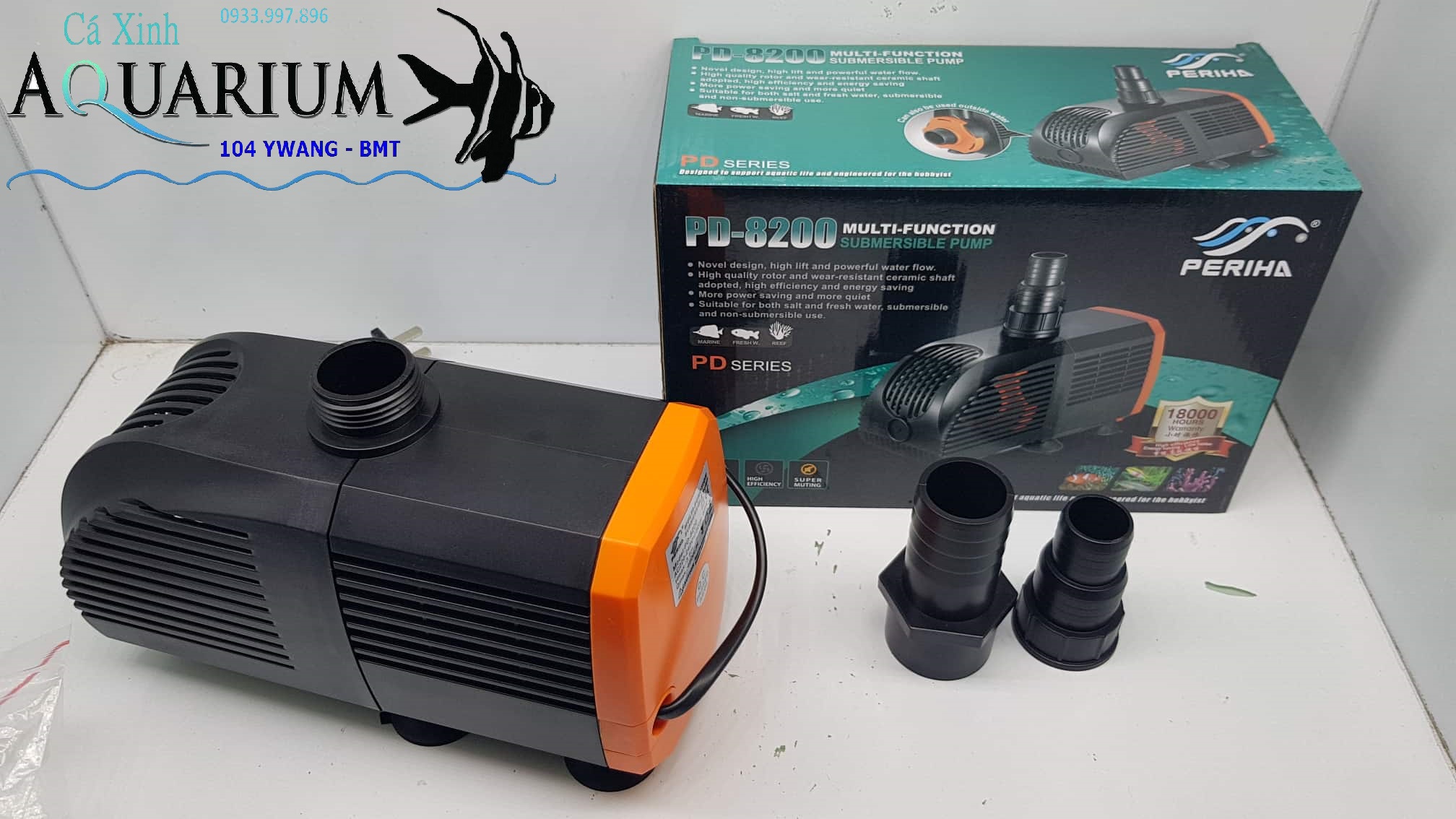 Máy bơm Periha 8200 CHO HỒ CÁ CẢNH