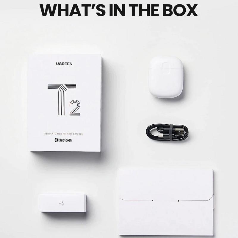 Tai nghe TWS Bluetooth 5.0 Ugreen T2 WS105- hàng chính hãng