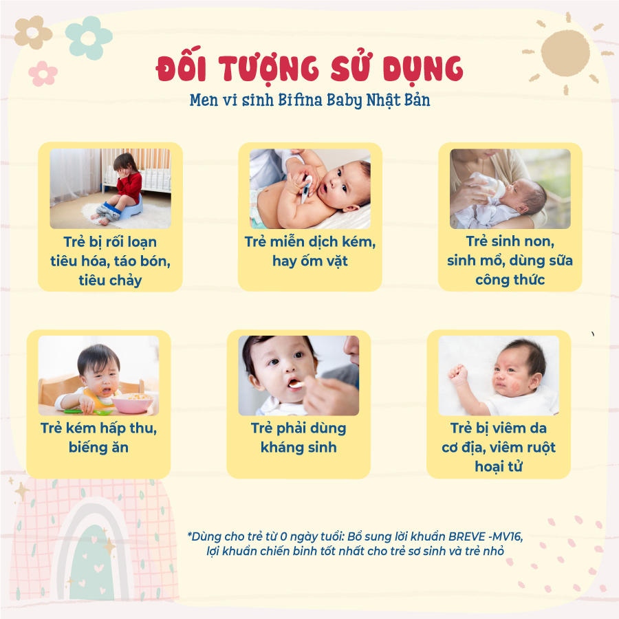 Bifina Baby Nhật Bản - Hộp 30 gói - Phòng ngừa biến chứng cho trẻ sinh non, sinh mổ, dùng sữa công thức