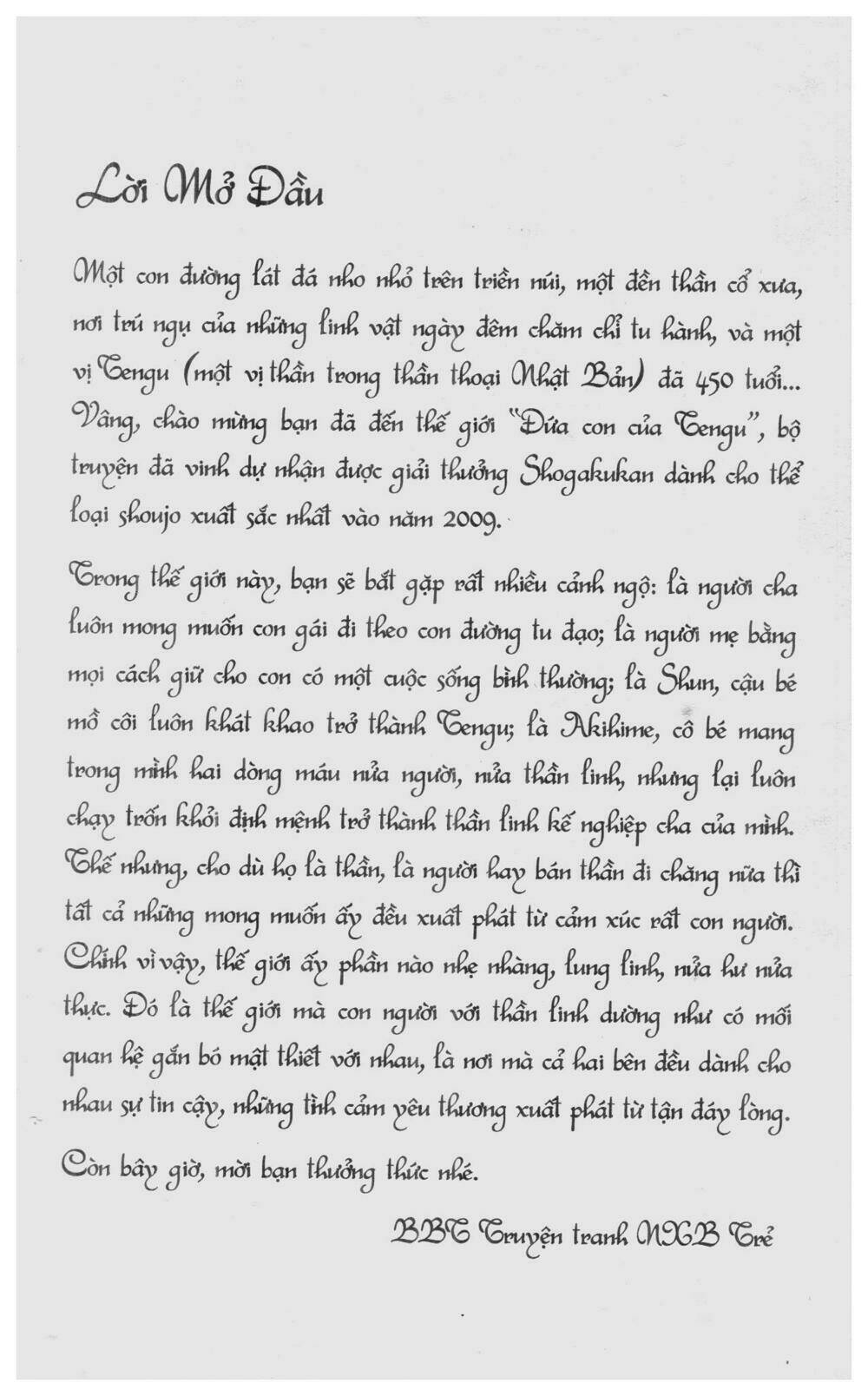 đứa con của tengu chapter 1 2