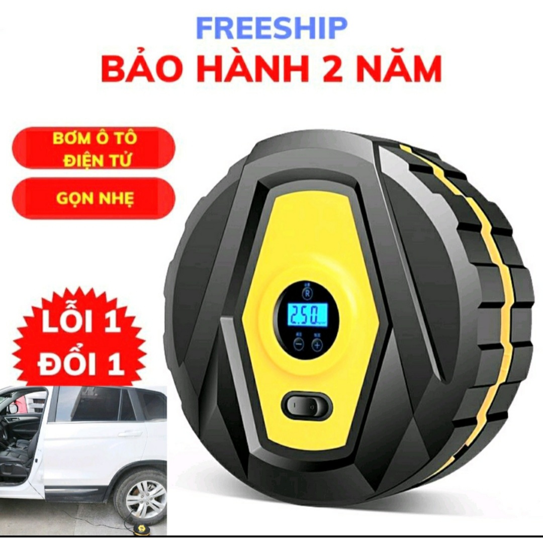 MÁY BƠM HƠI BƠM LỐP XE MÁY XE HƠI ÔTÔ 12V TỰ NGẮT THÔNG MINH HÀNG CHUẨN AN TOÀN TRÊN MỌI NẺO ĐƯỜNG