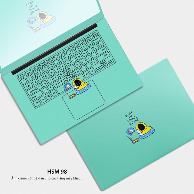 Miếng Dán Skin Laptop Chủ Đề BT21 - Skin Dán Bảo Vệ Laptop Cắt Sẵn Theo Từng Model Máy