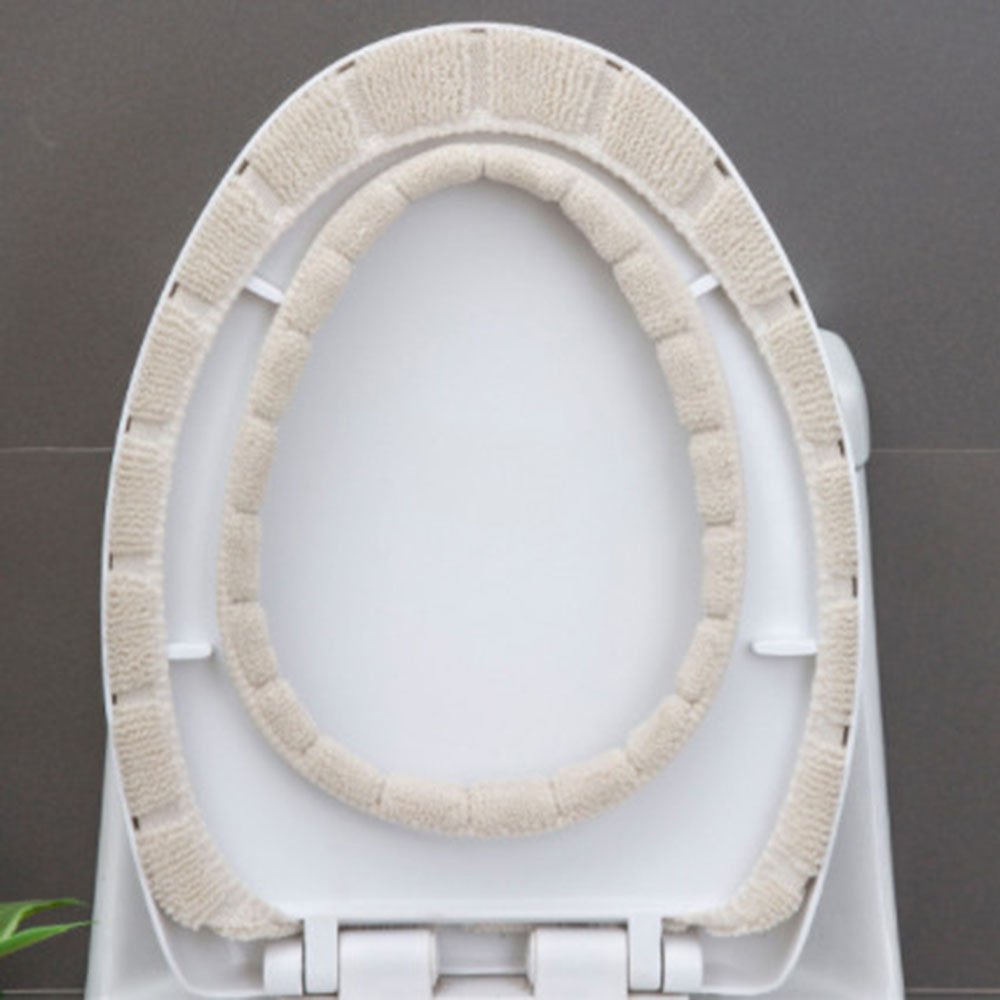 Miếng Lót Bệ Ngồi Toilet Hình Chữ O Giúp Giữ Ấm Mùa Đông