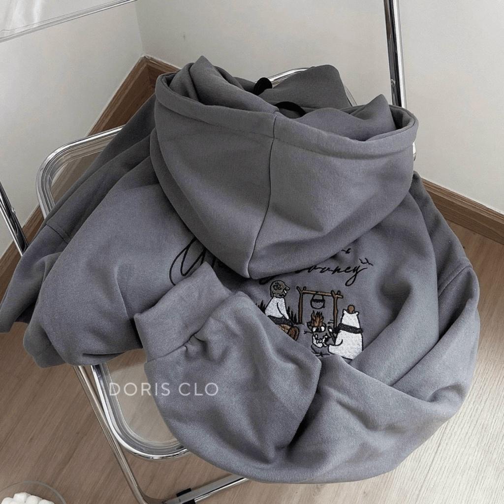 (MẪU MỚI) ÁO KHOÁC HOODIE NAM NỮ HỌA TIẾT SIÊU CUTE HẠT ME SHOP VALENTINA