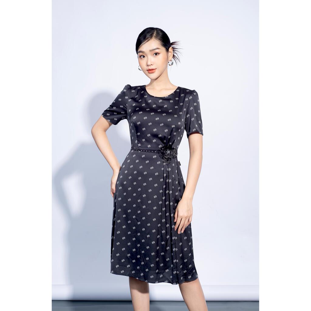 Đầm xòe, cộc tay MMOutfit M-DA060421197