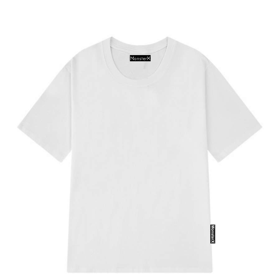 Áo thun tay lỡ MonsterX cotton trơn 5 màu (unisex nam nữ đều mặc được)