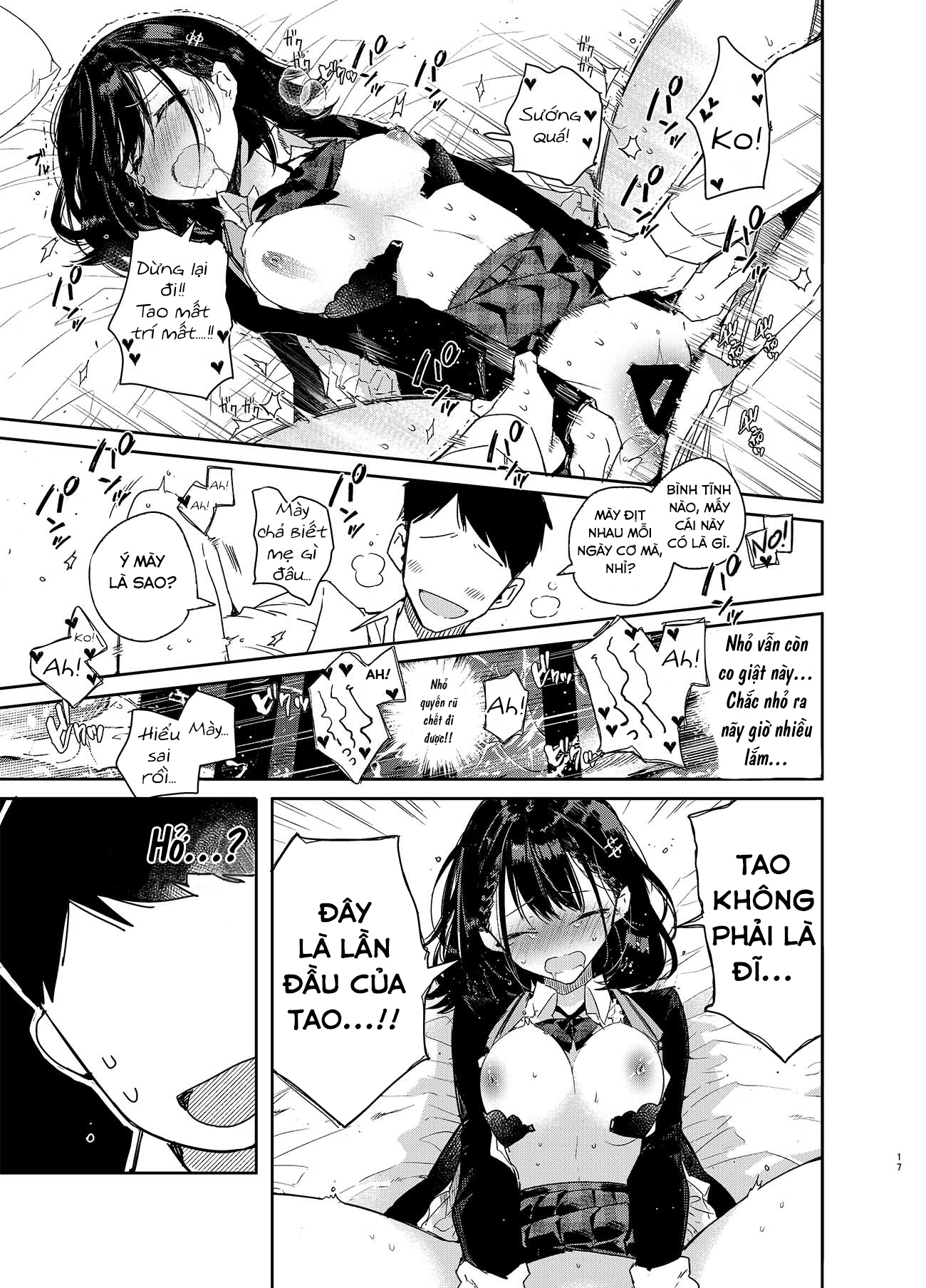 [18+]cô bạn thuở nhỏ giả vờ làm đĩ của tôi chapter 1 17