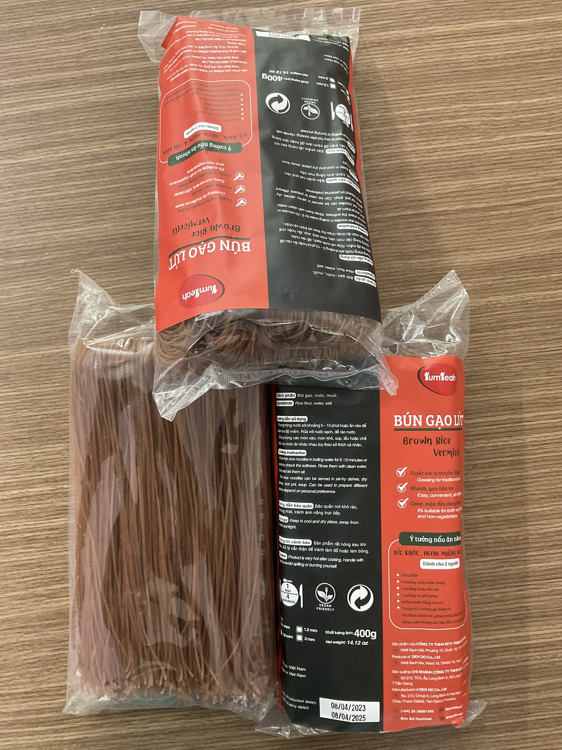 BÚN CUỘN GẠO LỨT 400g