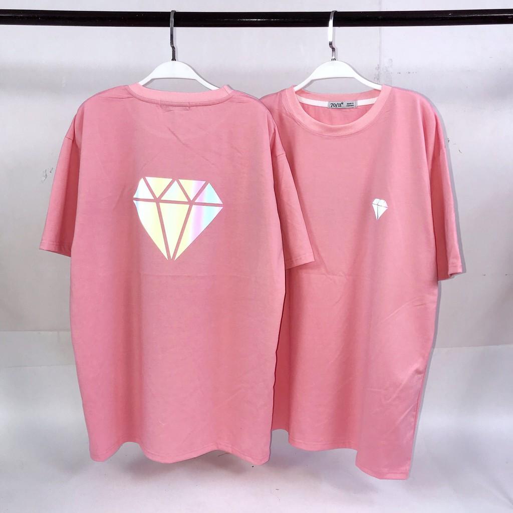 Áo thun phản quang Unisex - Kim cương