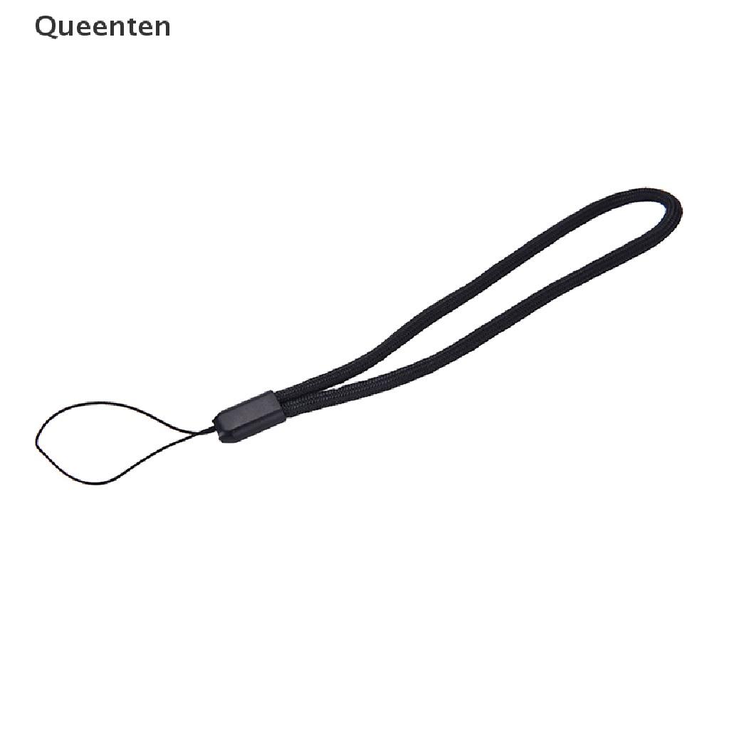 Queenten 5x Black Nylon Wrist Strap Lanyard for Camera Cell Phone iPod USB mp3 mp4 QT