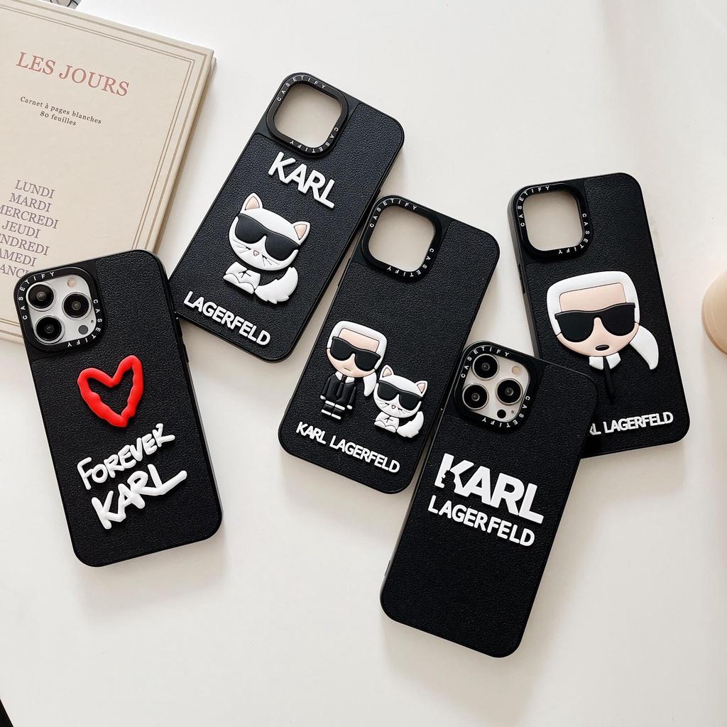 Ốp Điện Thoại Silicon Hình Búp Bê Karl Lagerfeld 3D Sang Trọng Cho iphone 13 Pro Max i13 13pro 11 Pro Max i11 X Xs Max 12Pro 12 Pro Max